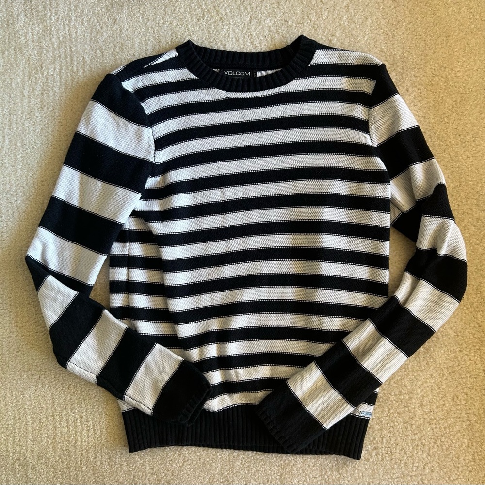 Volcom stripped sweater
